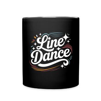 La danse en ligne : mon hobby - ma passion - mon truc - Mug uni - noir - Devant
