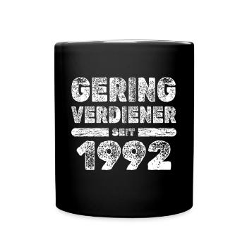 1992 - Mug uni - noir - Devant