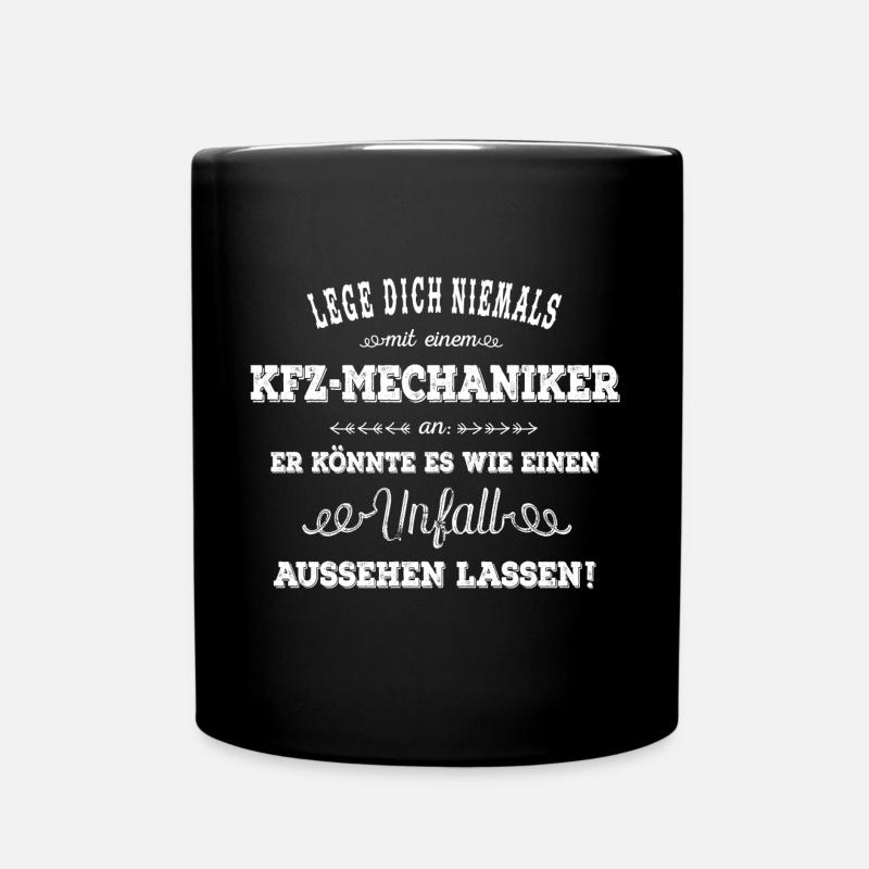 KFZ Mechaniker - white - Tasse einfarbig - Schwarz