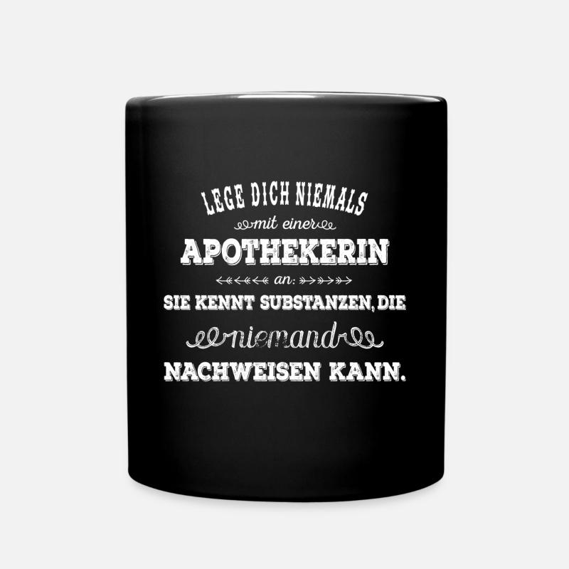 Apothekerin White - Tasse einfarbig - Schwarz