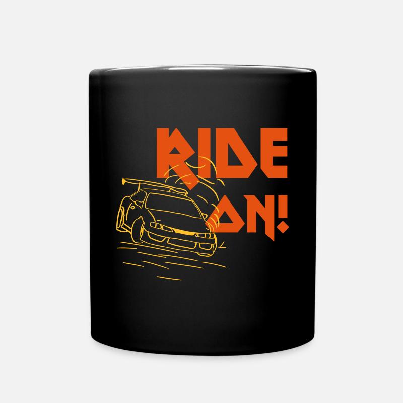 Ride On Tuning Tuned Car Gift Geschenk - Tasse einfarbig - Schwarz
