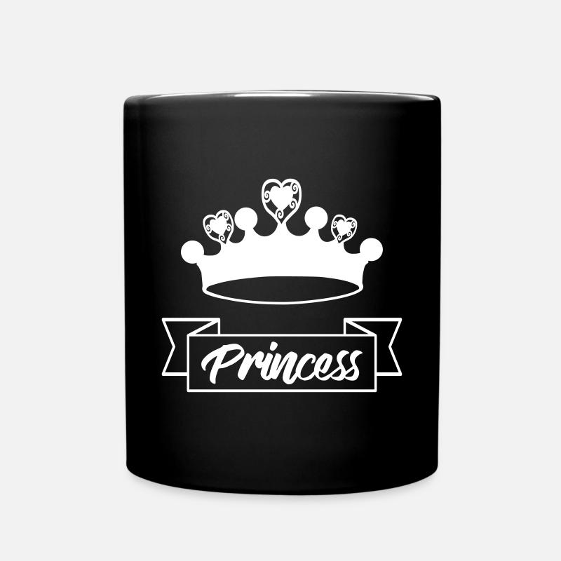 Princesse Couronne Couronne - Mug uni - noir