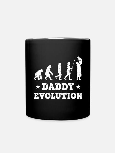 Papa évolution - Mug uni - noir