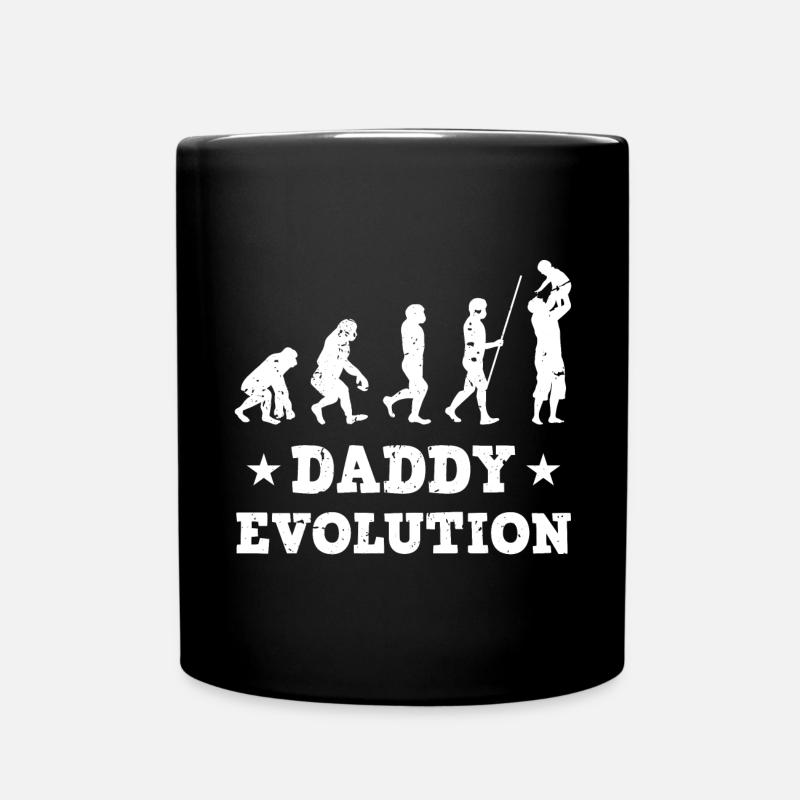 Papa évolution - Mug uni - noir