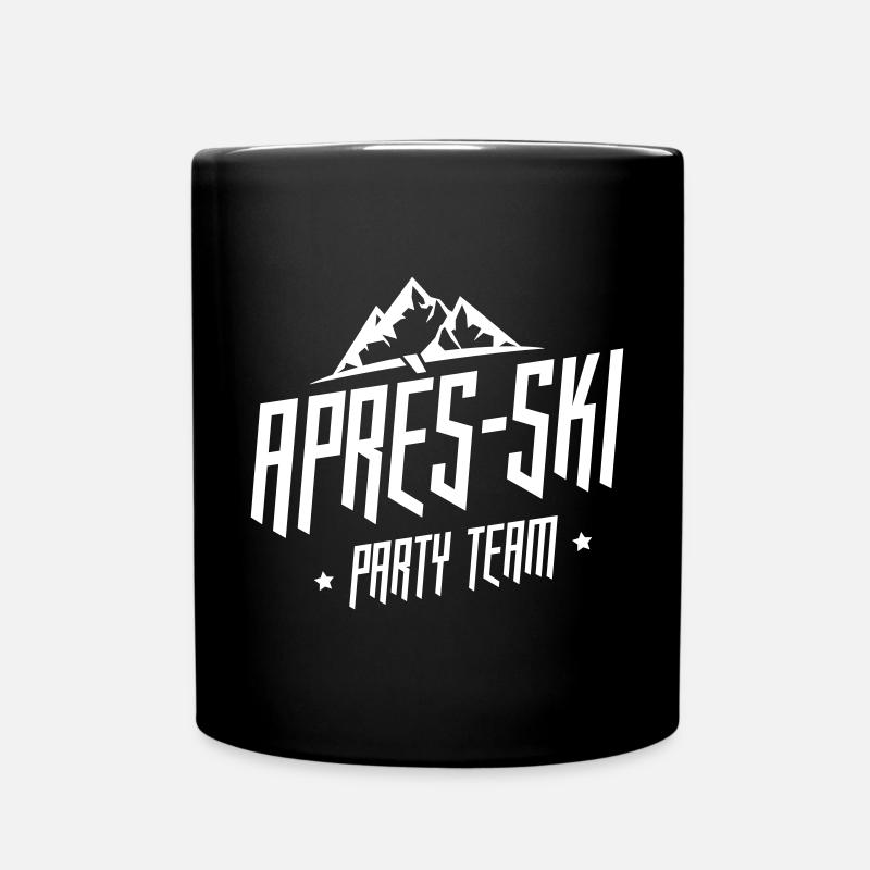 apres ski team party - Full Colour Mug - black