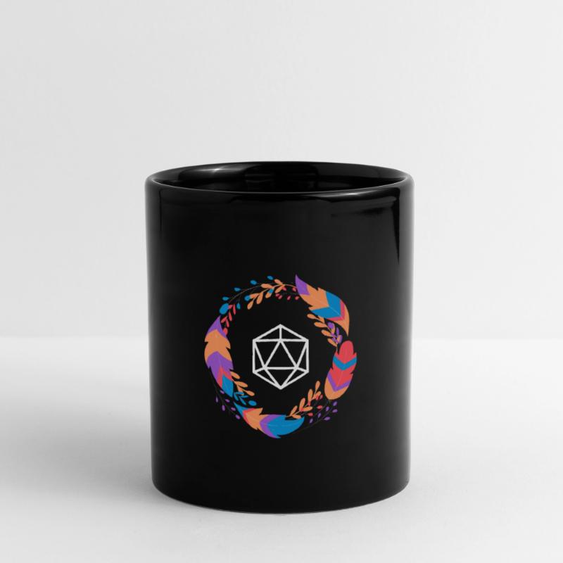 Boho D20 Dice RPG de table coloré Mug uni