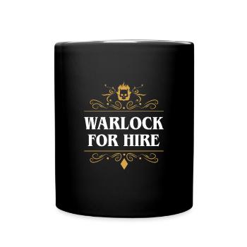 Hexenmeister zum Mieten Charakter-Spieler-Klassen-RPG - Tasse einfarbig - Schwarz - Vorne