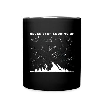 Telescope physicist - Full Colour Mug - black - Front