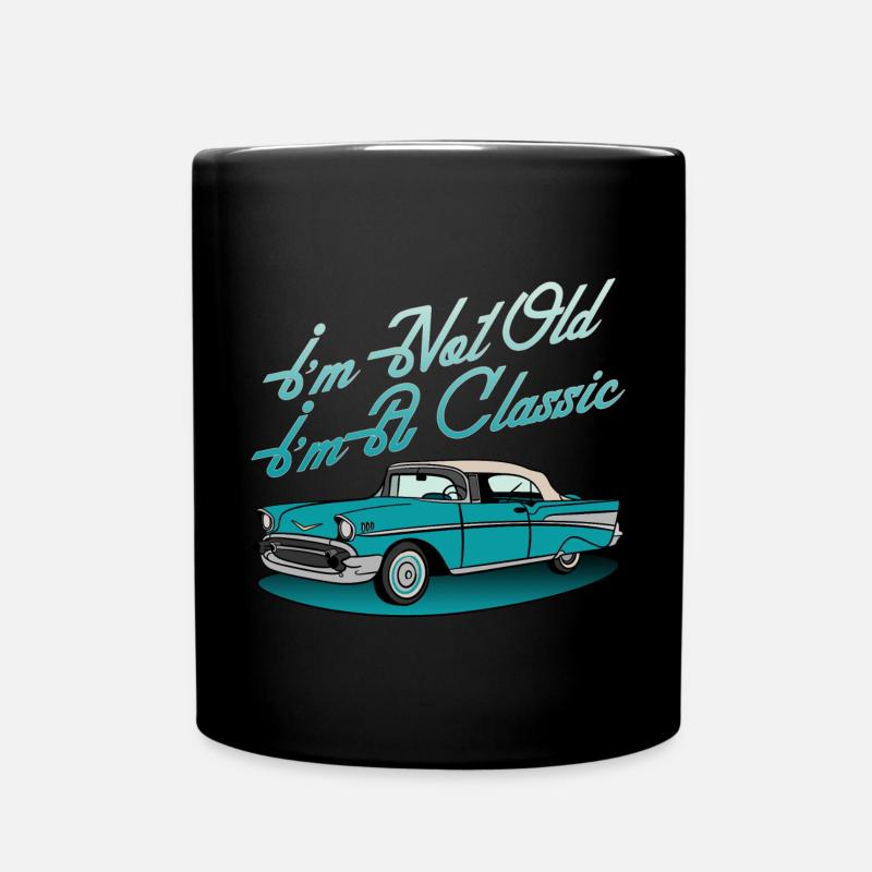 Graphique de voiture classique - Mug uni - noir
