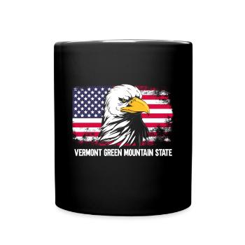 Vermont - Tasse einfarbig - Schwarz - Vorne