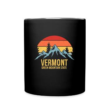 Vermont - Tasse einfarbig - Schwarz - Vorne