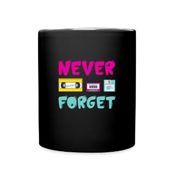 J’ADORE les années 90 - Mug uni - noir - Devant
