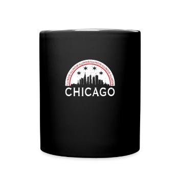 Chicago - Mug uni - noir - Devant
