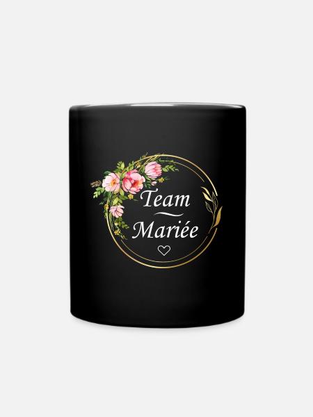 Team mariée - Mug uni - noir