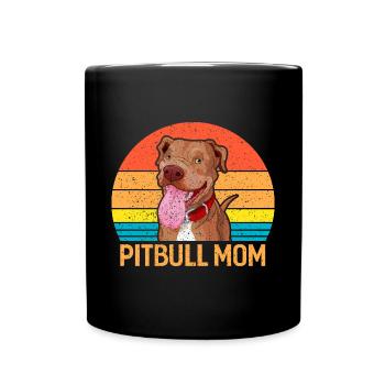 Pitbull - Mug uni - noir - Devant