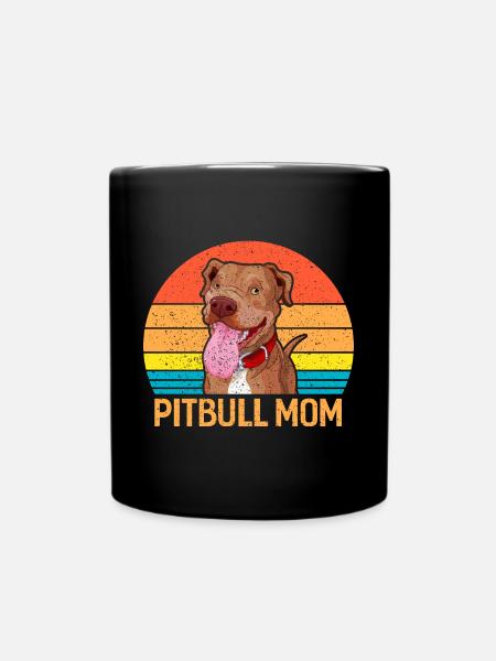 Pitbull - Tasse einfarbig - Schwarz