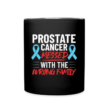 Prostatakrebs Prostata Krebs Chemo - Tasse einfarbig - Schwarz - Vorne