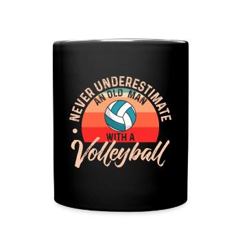 Volleyball Volleyball Beach Volleyball Cadeau - Mug uni - noir - Devant