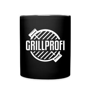 Grillen BBQ Grill - Tasse einfarbig - Schwarz - Vorne