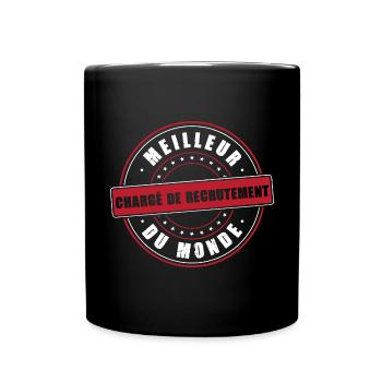 Meilleur chargé de recrutement ressources humaines - Mug uni - noir - Devant