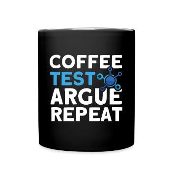 Qa Engineer QA Tester Testeur de logiciels - Mug uni - noir - Devant