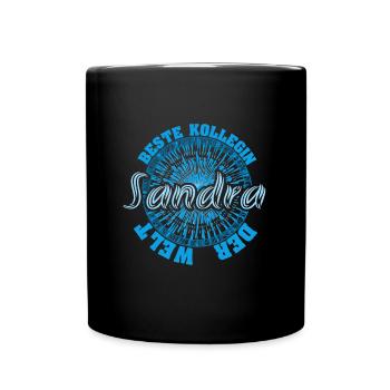 Sandra - Mug uni - noir - Devant