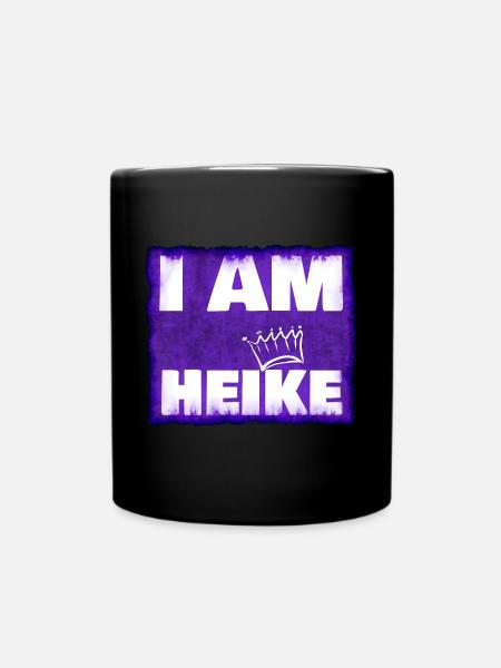 Heike - Tasse einfarbig - Schwarz