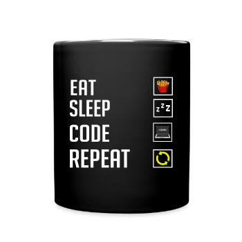 Programmeur Programmation Ordinateur Développeur Pc - Mug uni - noir - Devant