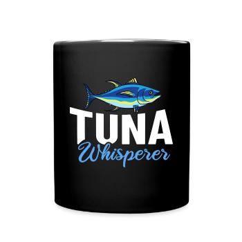 Thon rouge Pêcheur de thon rouge Grec - Mug uni - noir - Devant