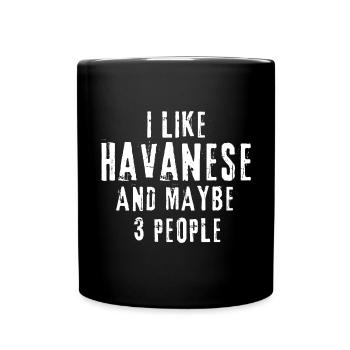 Havanais - Mug uni - noir - Devant
