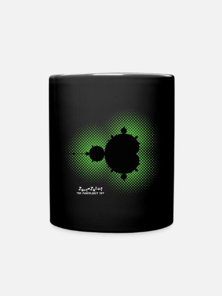Apple Male Fractal - Full Colour Mug - black