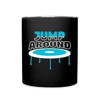 Around Trampoline Trampolining - Full Colour Mug - black - Front