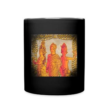 Cambodge Tradition Danse Khmer Apsara I Cadeau - Mug uni - noir - Devant