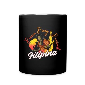 Philippinen Filipina Stolz Flagge Pinay I Geschenk - Tasse einfarbig - Schwarz - Vorne