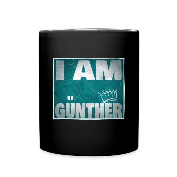 Nom du roi Gunther - Mug uni - noir - Devant