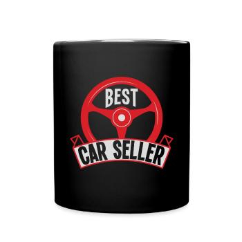 Slow Im A Car Salesman - Full Colour Mug - black - Front