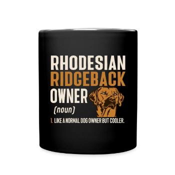 Rhodesian Ridgeback Dog - Full Colour Mug - black - Front