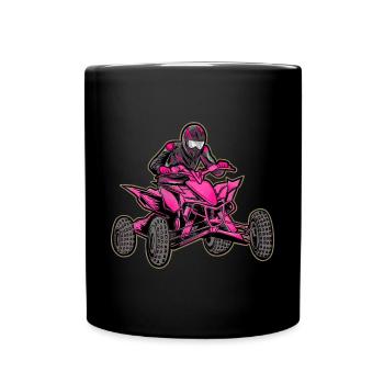 Quad VTT Tout-terrain Quad Rider - Mug uni - noir - Devant