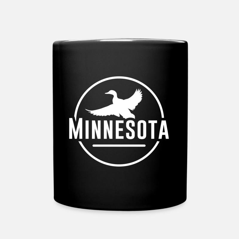 Duck Minnesota Design für stolze Minnesotaner - Tasse einfarbig - Schwarz