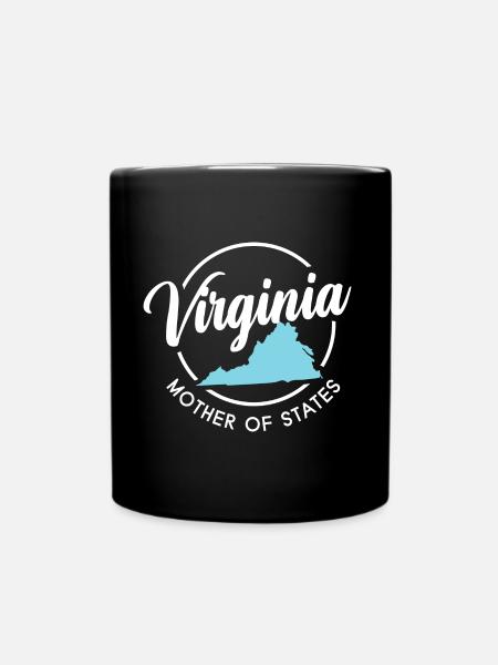 Mutter Virginia Design für stolze Virginier - Tasse einfarbig - Schwarz