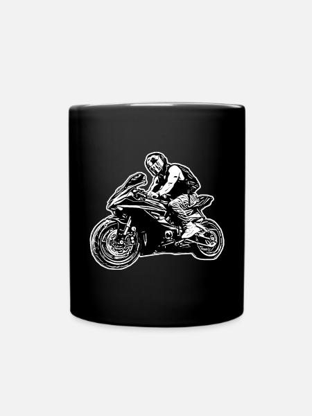 Moto Lifestyle / Moto / Motos motard - Mug uni - noir
