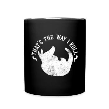 Cadeau de tatou Dicton drôle - Mug uni - noir - Devant