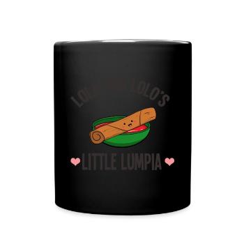 Philippinen Filipino Frühlingsrolle I Geschenk - Tasse einfarbig - Schwarz - Vorne