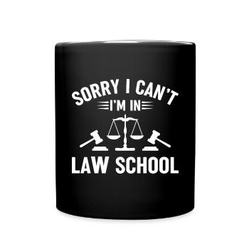 Jura Student Law Student - Full Colour Mug - black - Front