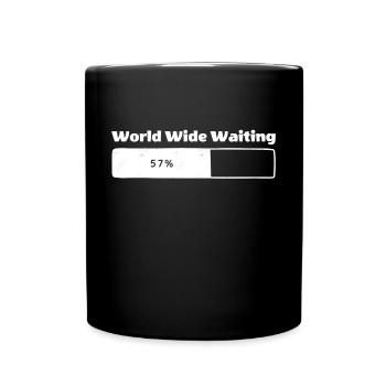 Computer Scientist Wlan Wifi Admin Administrator - Full Colour Mug - black - Front