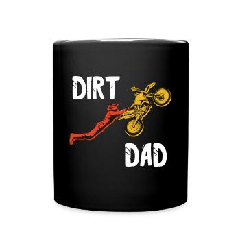 Motocross Bike Offroad Motorcycle Biker - Tasse einfarbig - Schwarz - Vorne