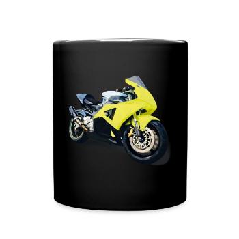 Sportif - Mug uni - noir - Devant