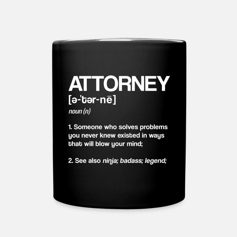 Avocat plaidant Avocat Avocat - Mug uni - noir