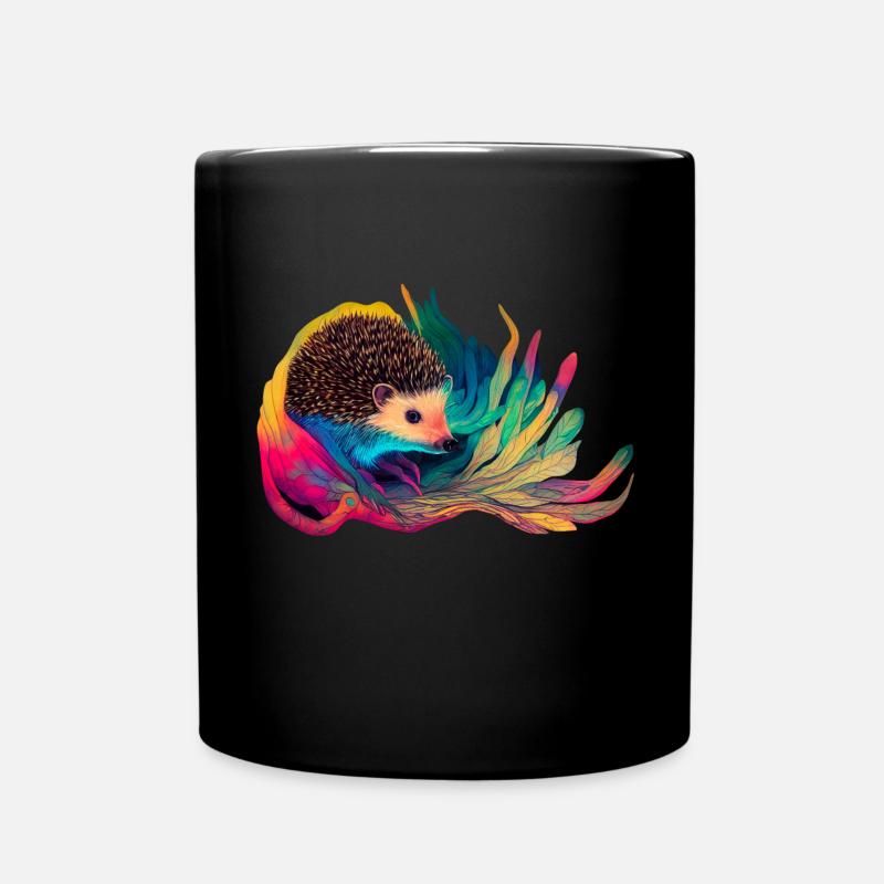 Flowerbeast 12 - by Art Vindeyre - Full Colour Mug - black