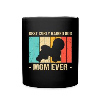 Bichon Frisé Propriétaire Chiens Cadeau - Mug uni - noir - Devant